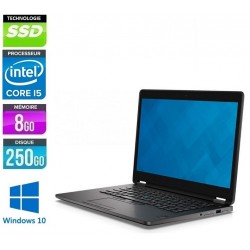 Latitude E7470 Core i5 8Go Ram 256Go SSD LED 14'' Windows 10 Pro 64Bits GARANTIE 2 ANS