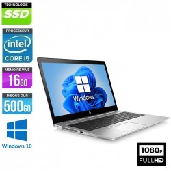 HP Elitebook 850 G6 Quad Core i5 16Go Ram 512Go LED 15.6''  FULL HD Windows 10 ou 11 Pro 64Bits GARANTIE 2 ANS