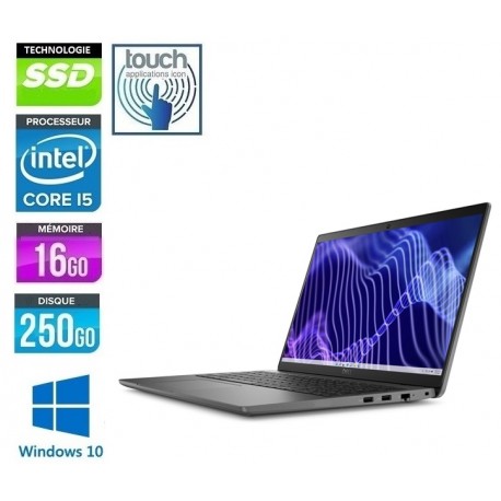 DELL Latitude E5520 Quad Core i5-1145G7 16Go DDR4 256Go SSD Led 15.6'' Full HD Tactile Windows 10 ou 11 Pro 64 GARANTIE 2 ANS