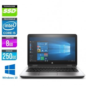 HP Probook 640 G2 Core i5 8Go Ram 256Go SSD LED 14''  Webcam Windows 10 ou 11 Pro 64Bits GARANTIE 1 AN